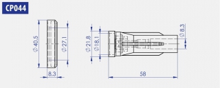 Наконечник катушки зажигания CP044 (TESLA)